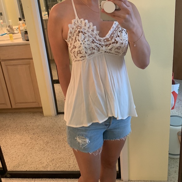 For love and lemons ๐ cream top in size small - Picture 1 of 4